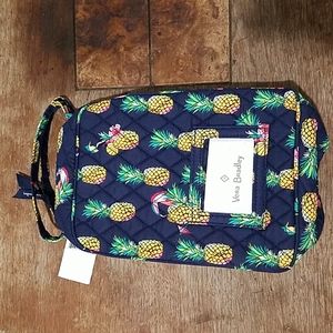 Vera Bradley Navy Pineapple Print Crossbody Bag